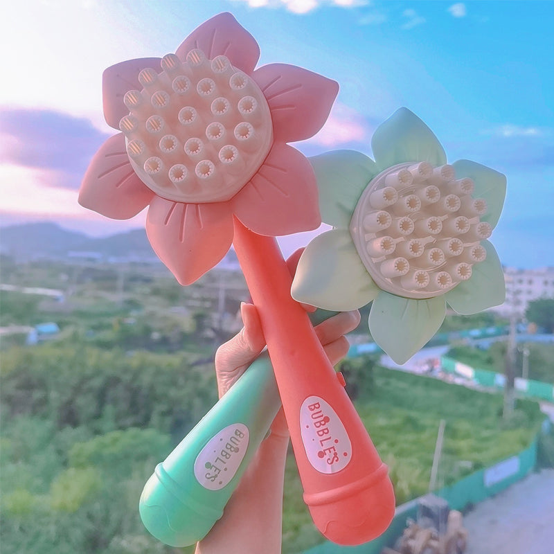 Lisslune | Sunflower Shape 23-Hole Bubble Machine