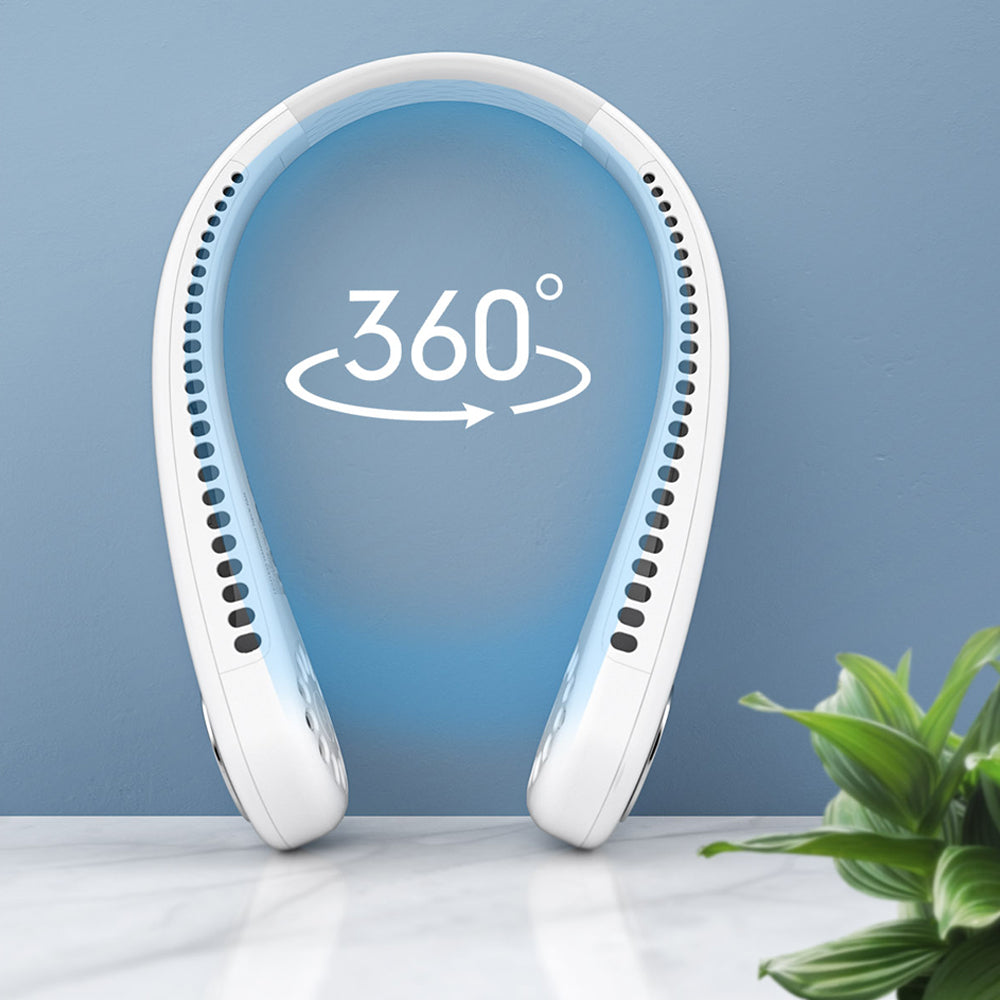 Lisslune | Portable Neck Fan, Bladeless Neck Fan Rechargeable