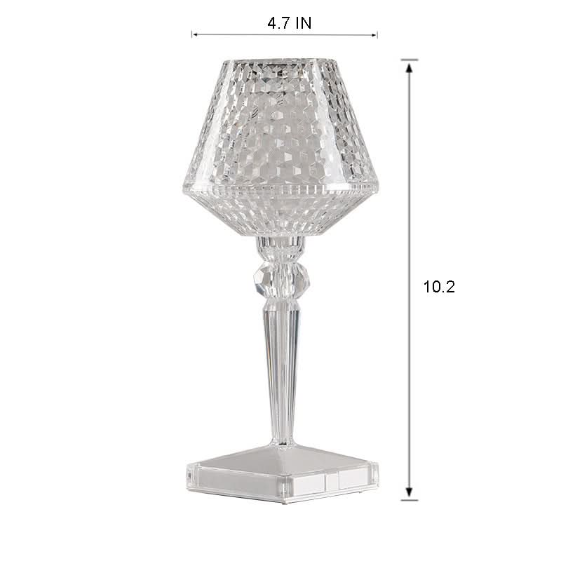 Lisslune | Rechargeable Crystal Lampshade Touch LED Lamp