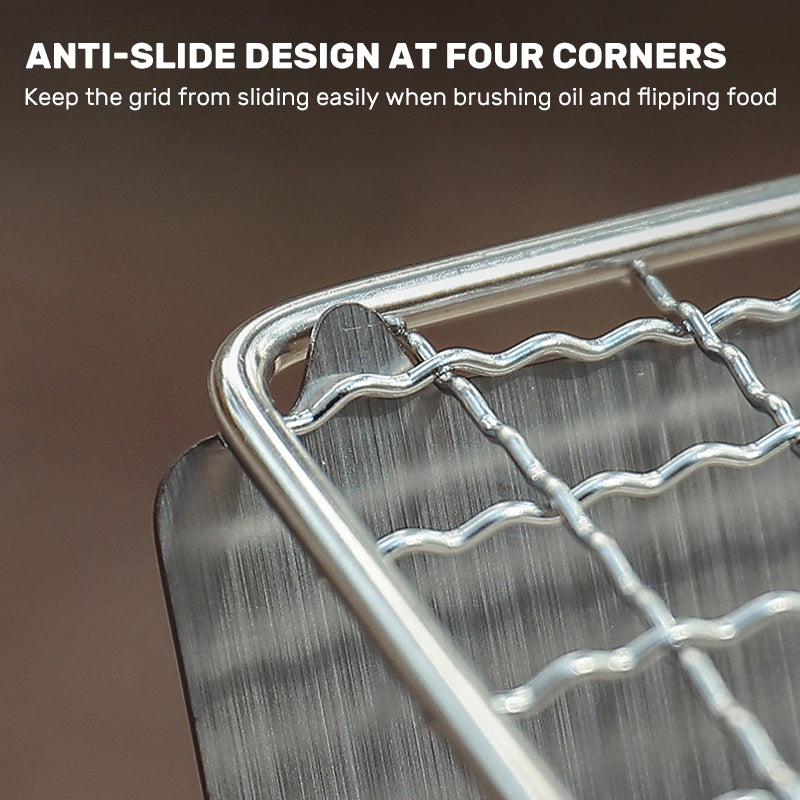 Lisslune | Stainless steel foldable grill