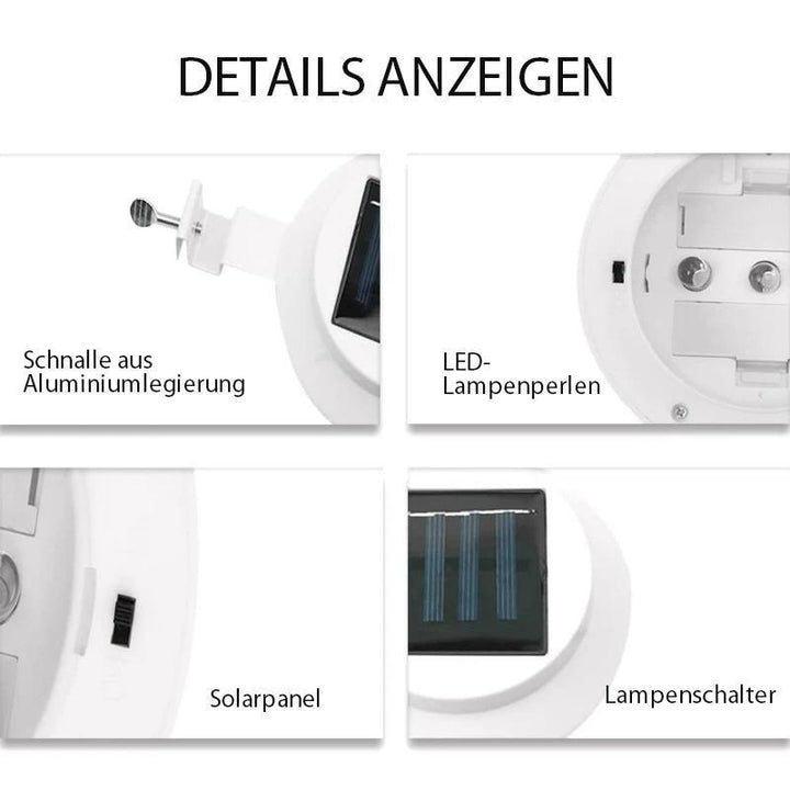 Lisslune | Solar-powered Roof Gutter Lights