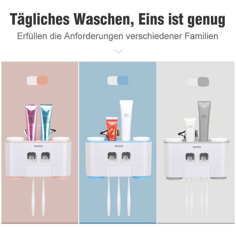 Lisslune | Automatic Toothbrush Holder and Toothpaste Dispenser Set