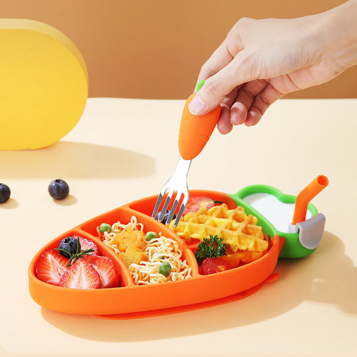 Lisslune | Toddler Plate with Suction Cup