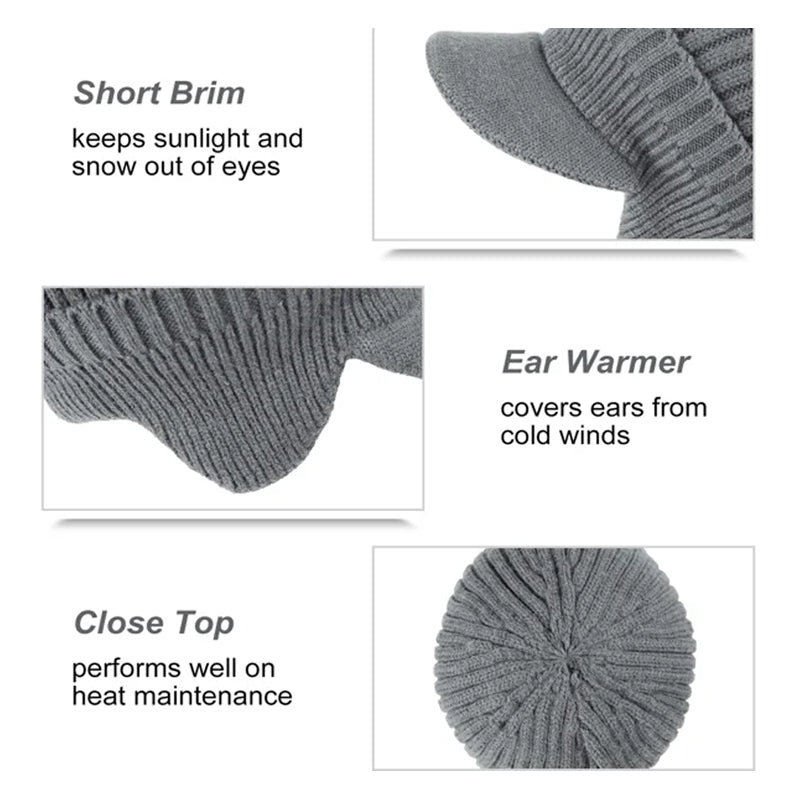 Lisslune | Outdoor Riding Elastic Warm Ear Protection Knit Cap