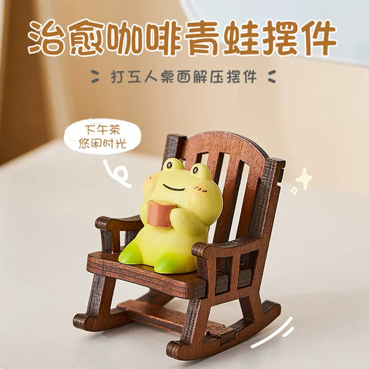Lisslune | Cute Stress-Relief Desk Decor: Mood-Boosting Office Trinket for Gals