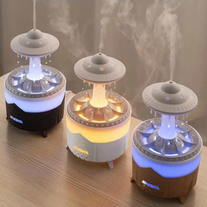 Lisslune | UFO Air Humidifier | Ultrasonic Aromatherapy Diffuser with Remote Control - Grosven