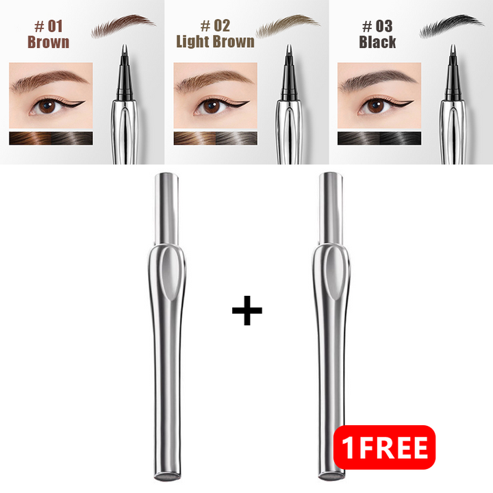 Lisslune | Improved Natural Waterproof Eyebrow Pencil with Micro-Fine Tip (super)