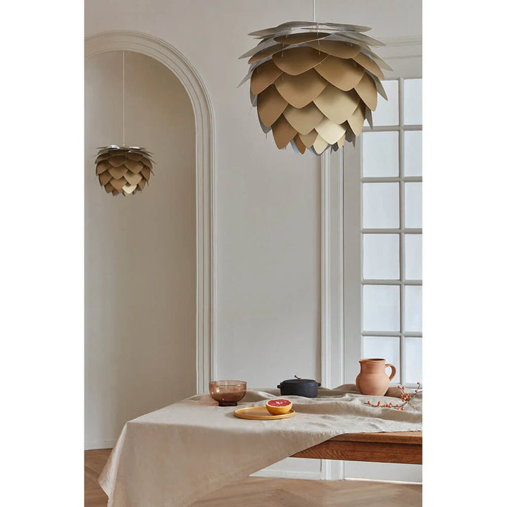 Lisslune | Handcrafted Wooden Pine Cone Pendant Light