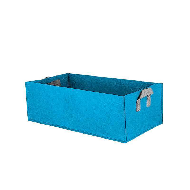 Lisslune | Foldable storage box made of felt for plants with handles
