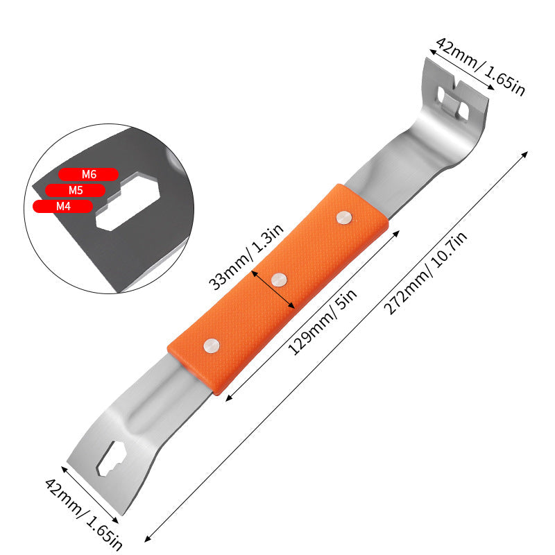Lisslune | Pry Bar Scraper made of Stainless Steel