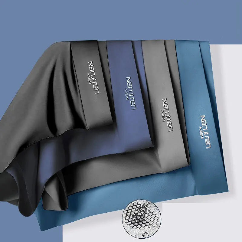 Lisslune | CoolSilk 4-Piece Ice Silk Boxers with Graphene Technology