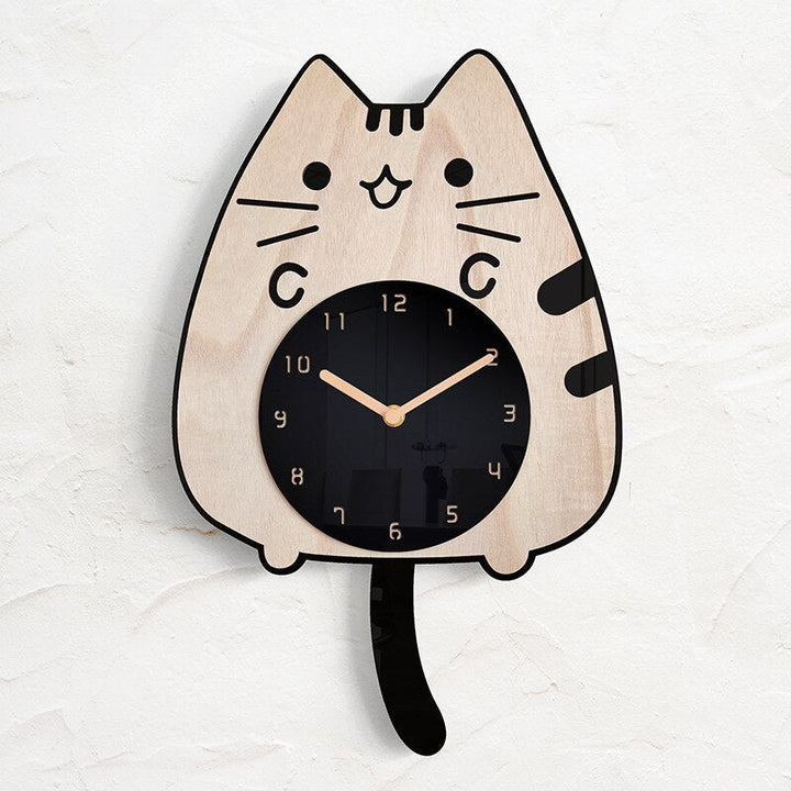 Lisslune | PurrTime - Swinging Cat Wall Clock