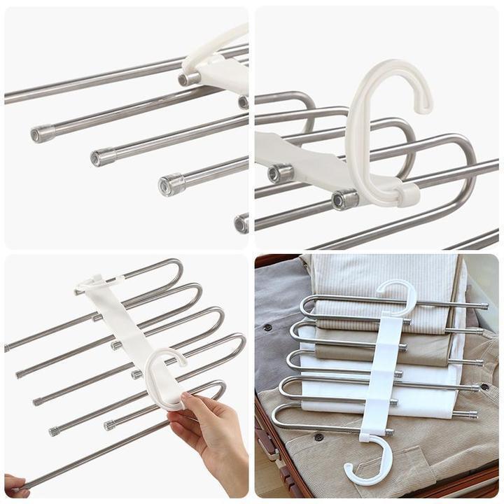 Lisslune | Space-saving multipurpose trouser hanger clothes hanger
