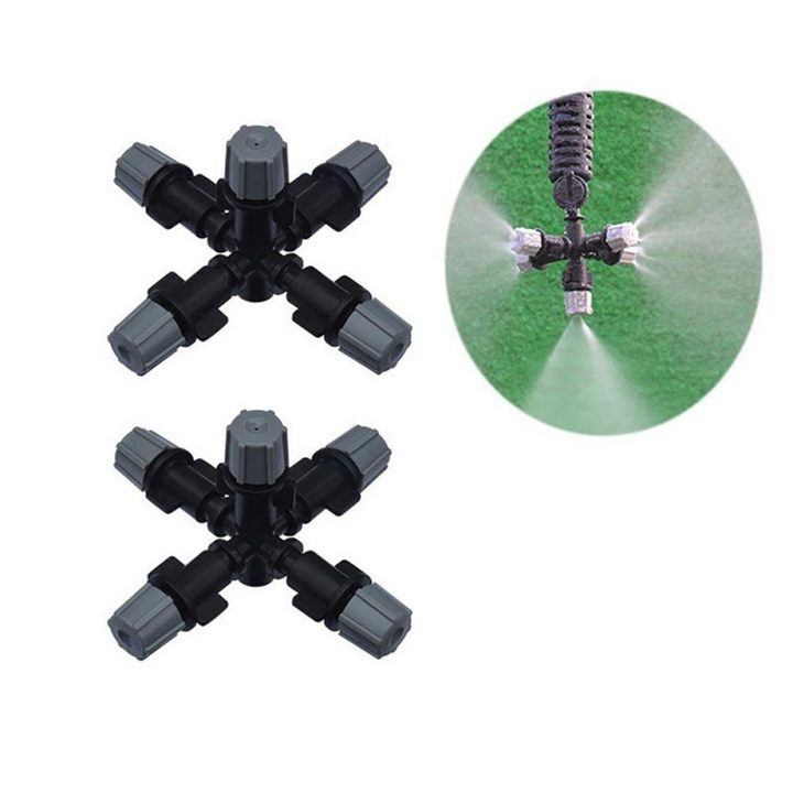 Lisslune | Rotatable Spray Nozzle with Multiple Spray Heads – Adjustable Irrigation for Garden Plants