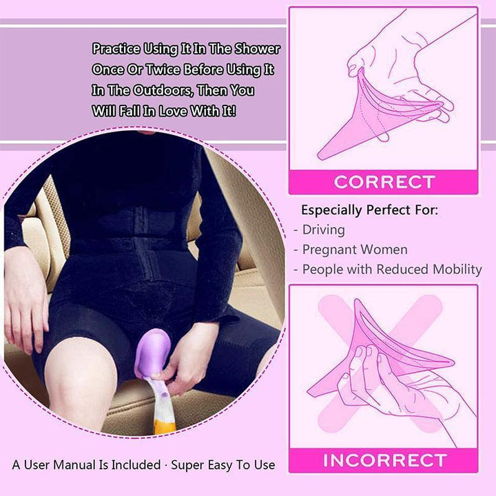 Lisslune | Reusable, squat-free urinal for women