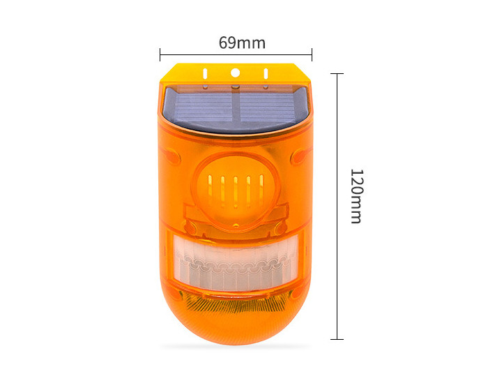 Lisslune | Solar-powered animal repeller with alarm – Effective protection against animals