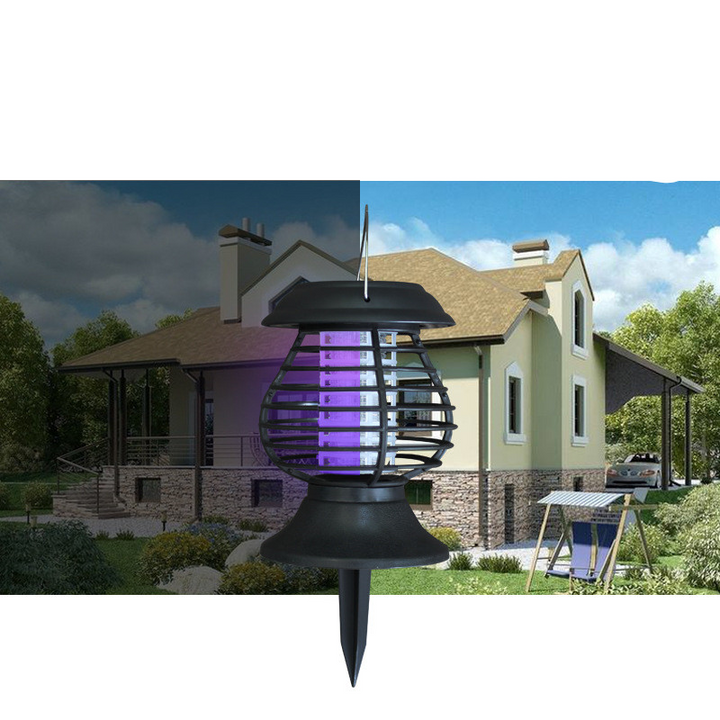 Lisslune | Solar Insect Defense Lamp with LED Light – Effective Mosquito Control for the Garden