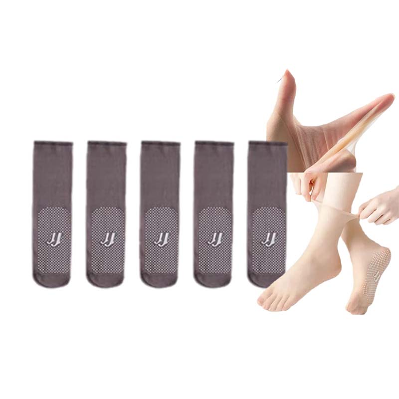 Lisslune | Spring Summer Invisible Non-Slip Crystal Silk Socks