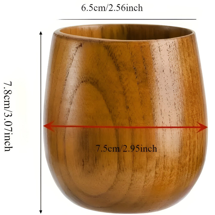 Lisslune | Handcrafted Wooden Tea Cup