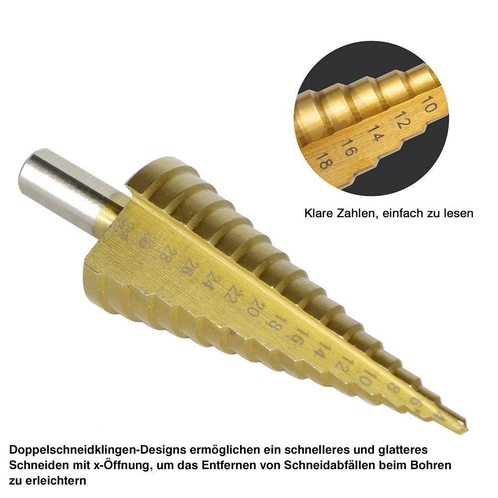 Lisslune | Titanium Step Drill (3 Pieces)