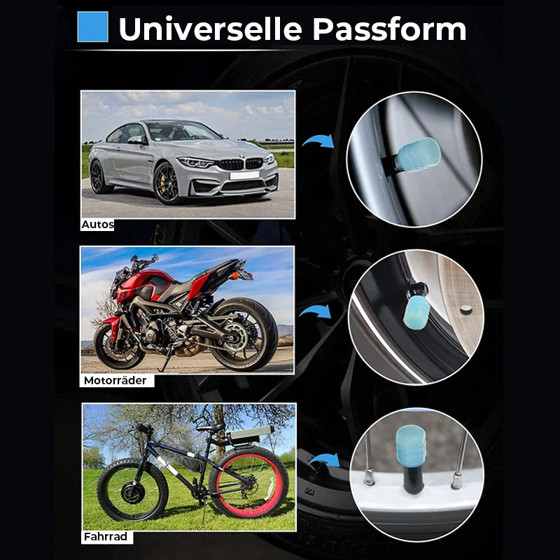 Lisslune | Universal fluorescent tire valve caps
