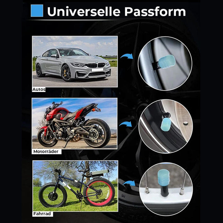 Lisslune | Universal fluorescent tire valve caps