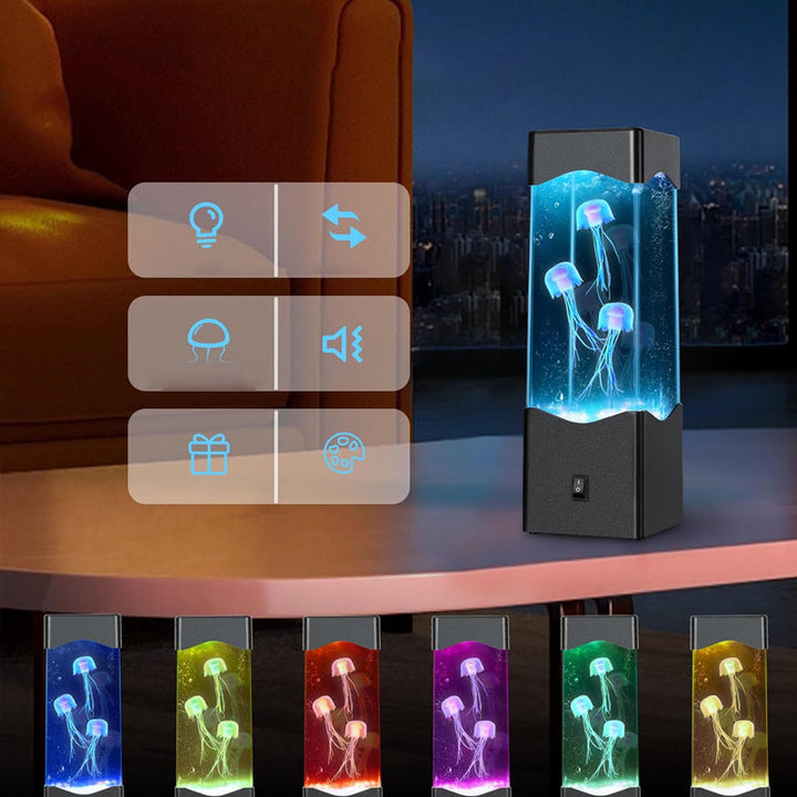 Lisslune | Multicolor Jellyfish Lava Lamp
