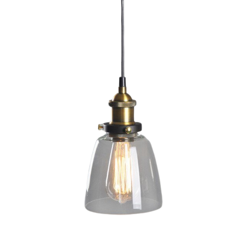 Lisslune | GlassHaven – Elegant Industrial Pendant Lamp