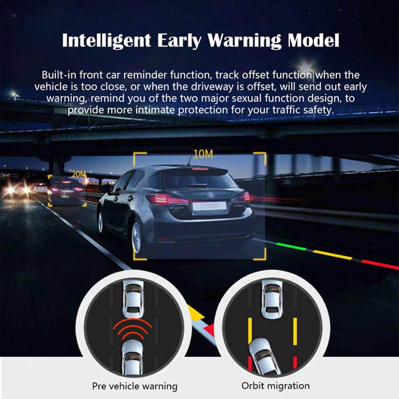 Lisslune | 1080P HD 360° Rotating Mini ADAS Dashcam
