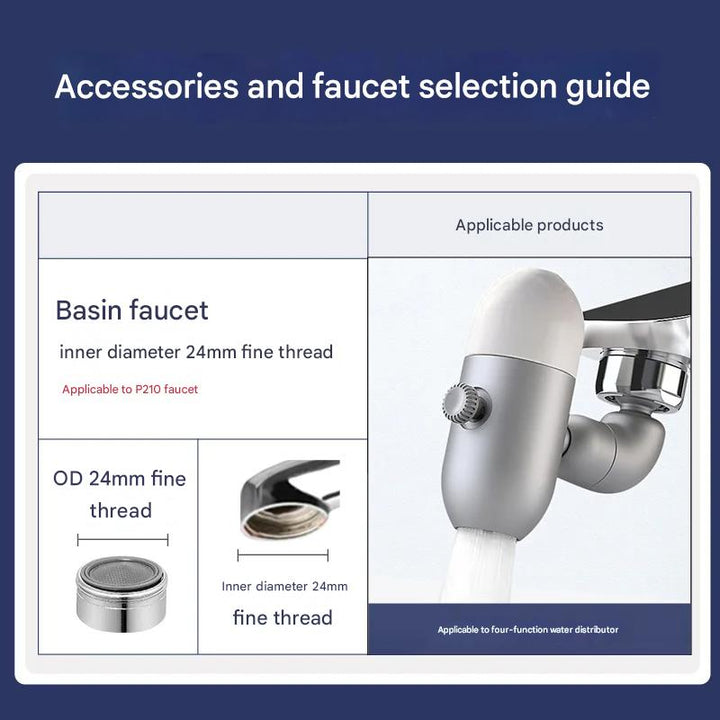 Lisslune | Universal Adjustable Faucet Extension Sprayer
