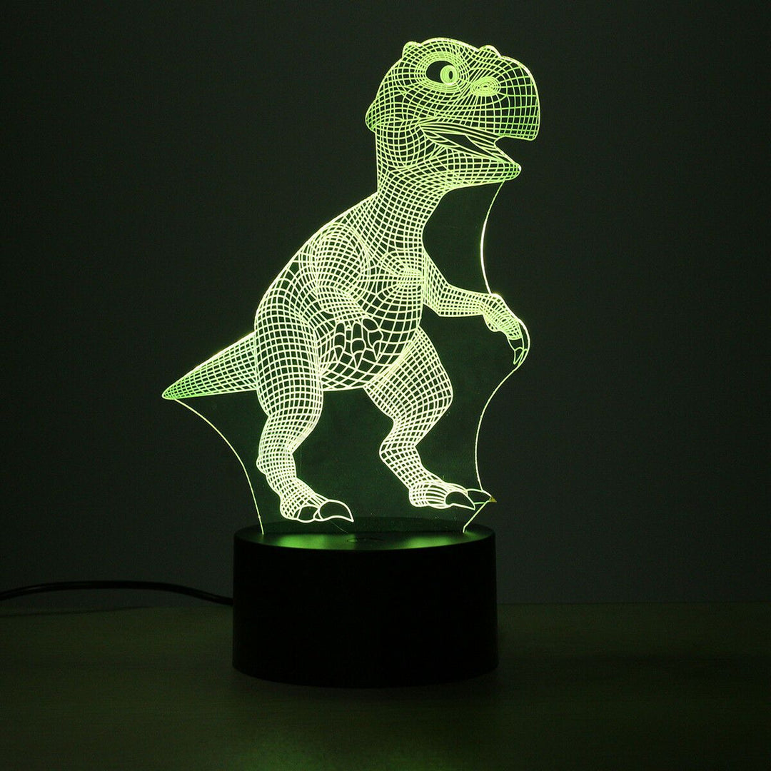 Lisslune | Dinosaur Night light - 3D Dinosaur Light - T Rex Night Light