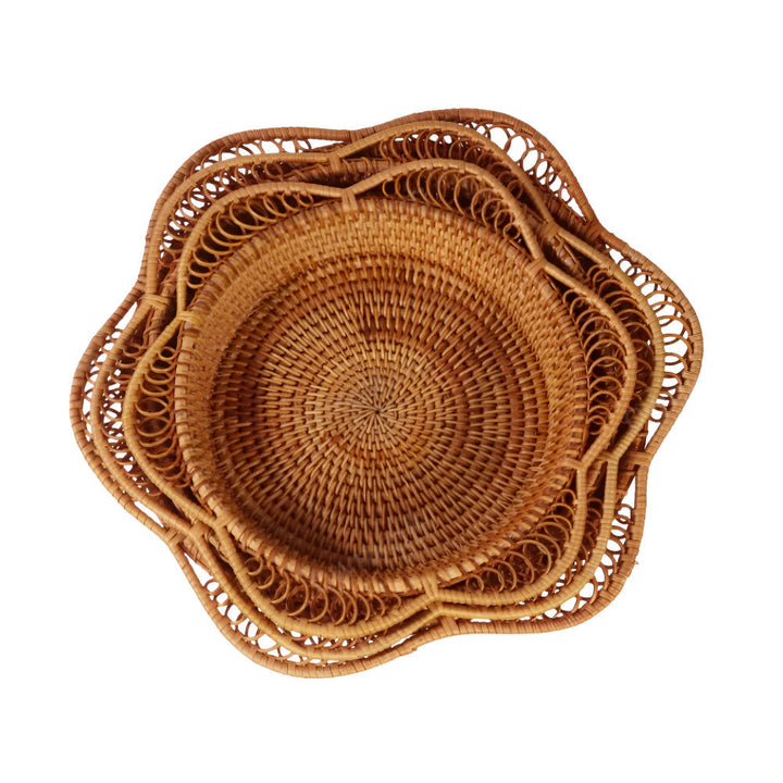 Lisslune | Handwoven Rattan Floral Basket