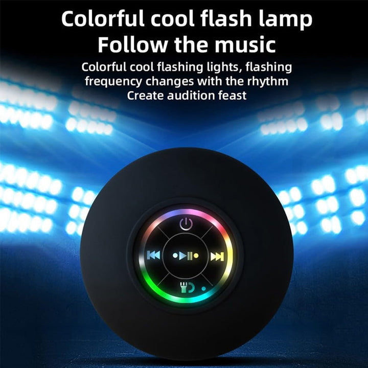 Lisslune | Mini Bluetooth Shower Speaker with LED Light