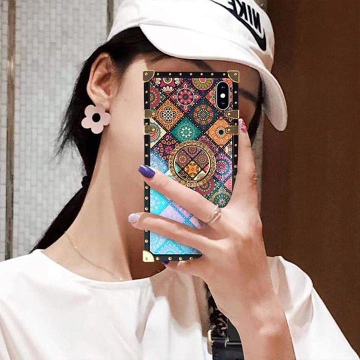 Lisslune | Bohemian Retro Bracket Phone Case for iPhone