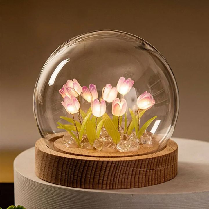 Lisslune | DIY glowing tulip night light