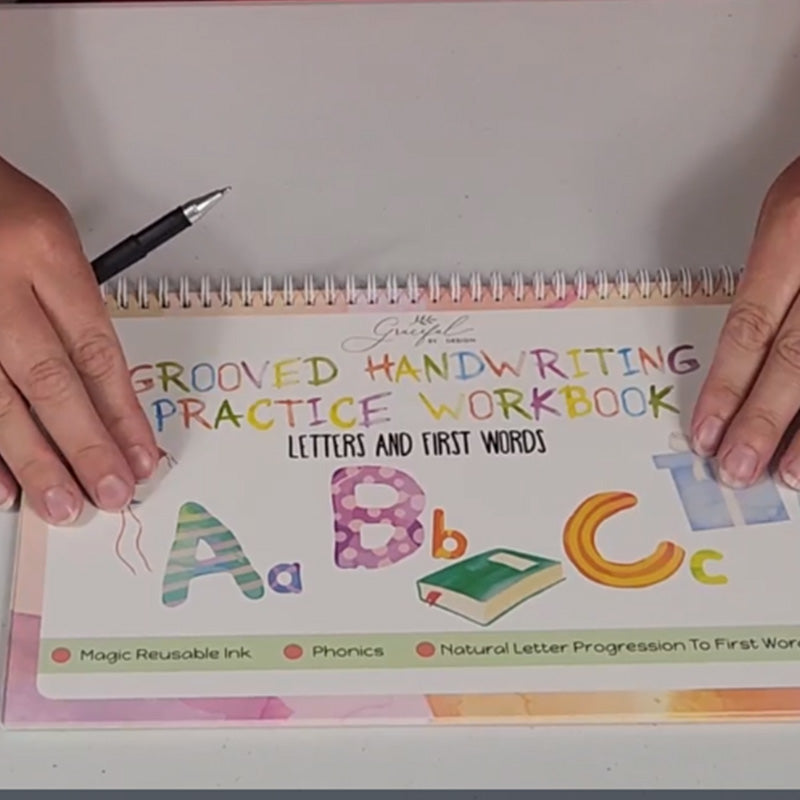 Lisslune | Reusable ribbed handwriting workbooks