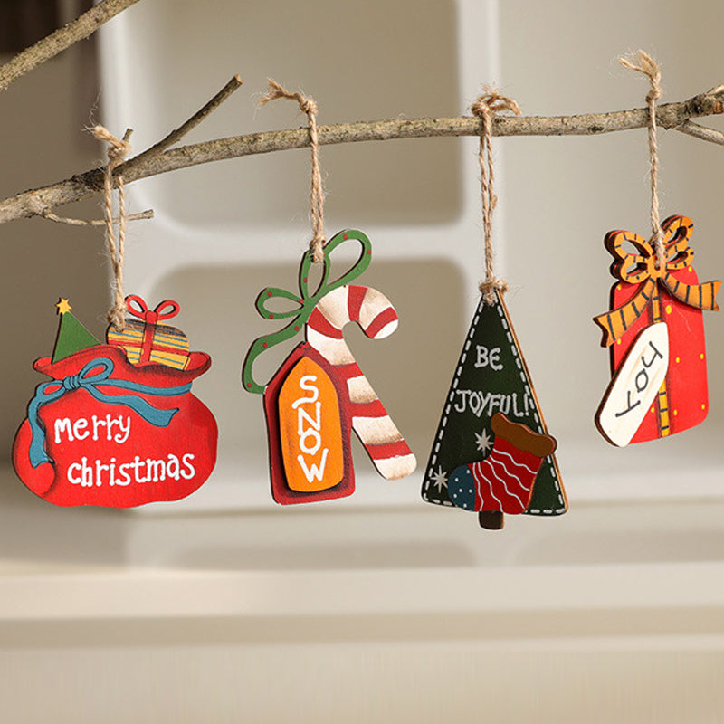 Lisslune | Christmas decoration wooden pendant