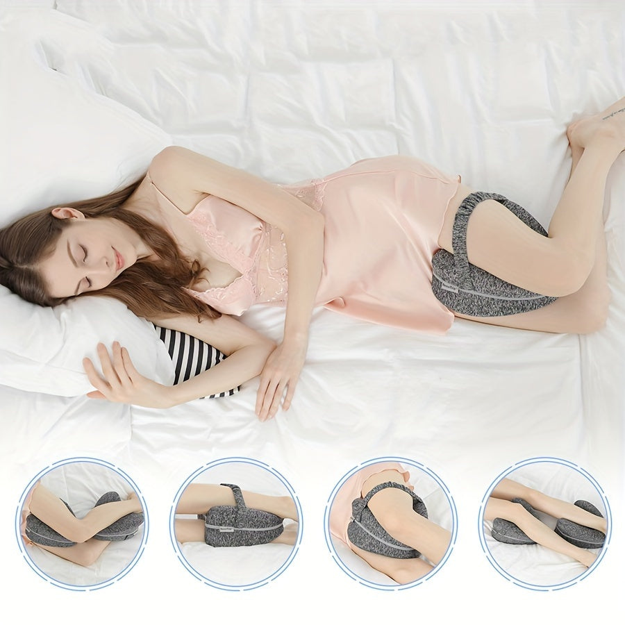 Lisslune | Knee Pillow Memory Foam for Side Sleepers