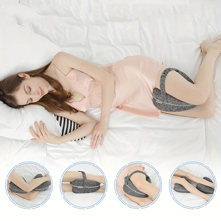 Lisslune | Knee Pillow Memory Foam for Side Sleepers