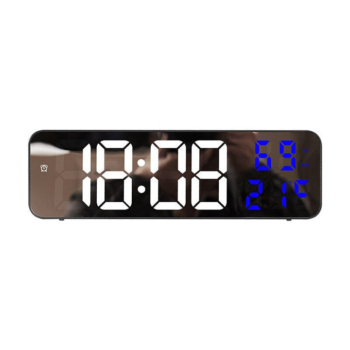 Lisslune | ClimaGlow Smart LED Wall Clock – Overview of Time and Climate