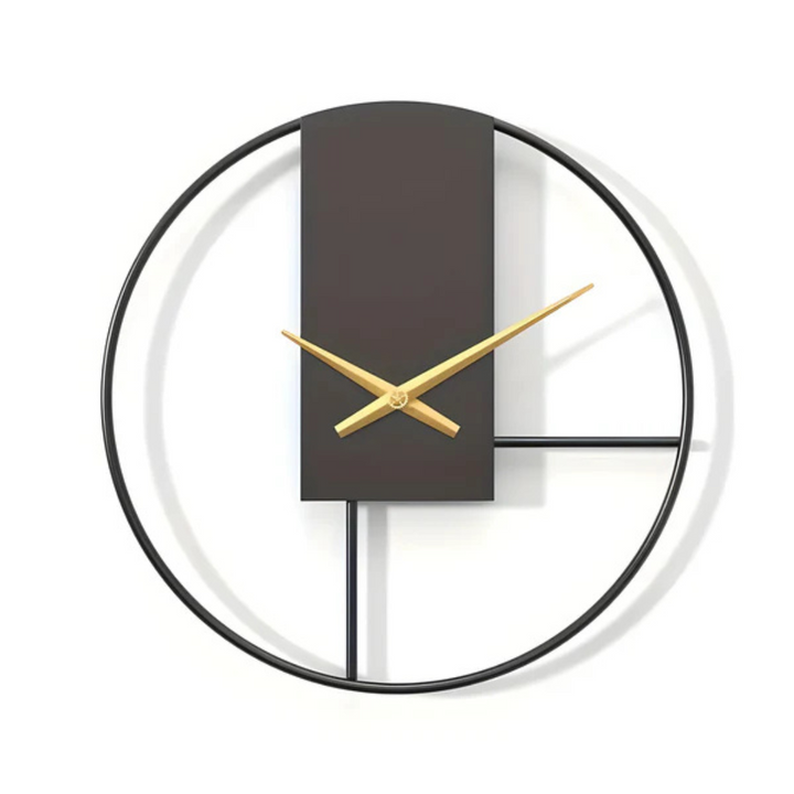 Lisslune | Aurum | Minimalist Silent Wall Clock – Stylish Large Decorative Timepiece