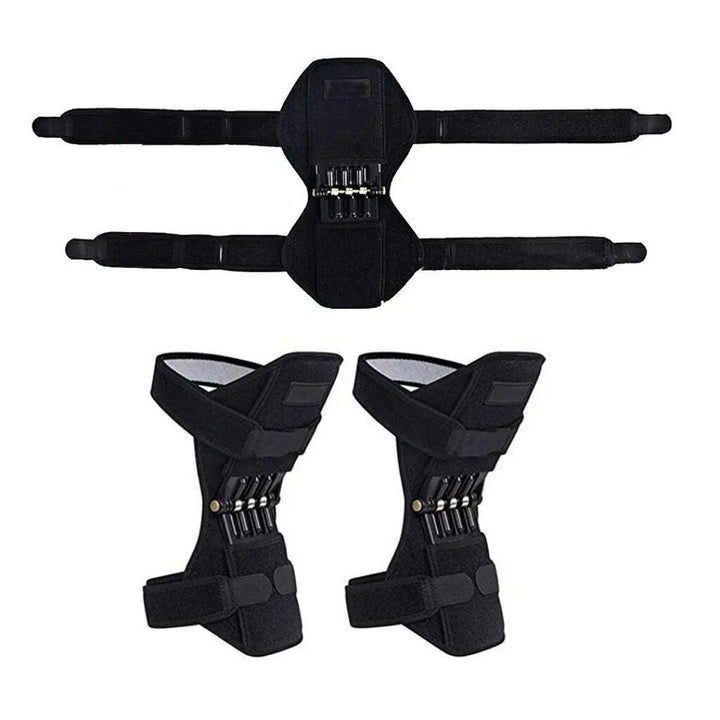 Lisslune | Hinged Knee Brace Stabilizers - Adjustable Knee Support for Pain Relief, Arthritis & Post-Surgery Recovery - Set of 2