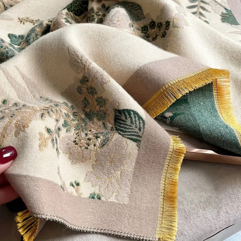 Lisslune | Nuvé Floral Soft Double Sided Scarf