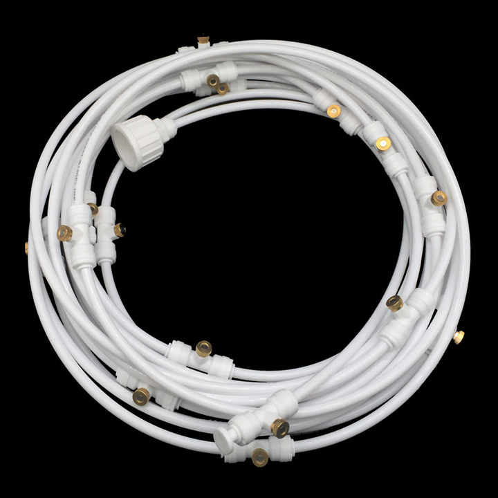 Lisslune | Spray irrigation system – Water hose with spray nozzles for refreshing cooling in the garden