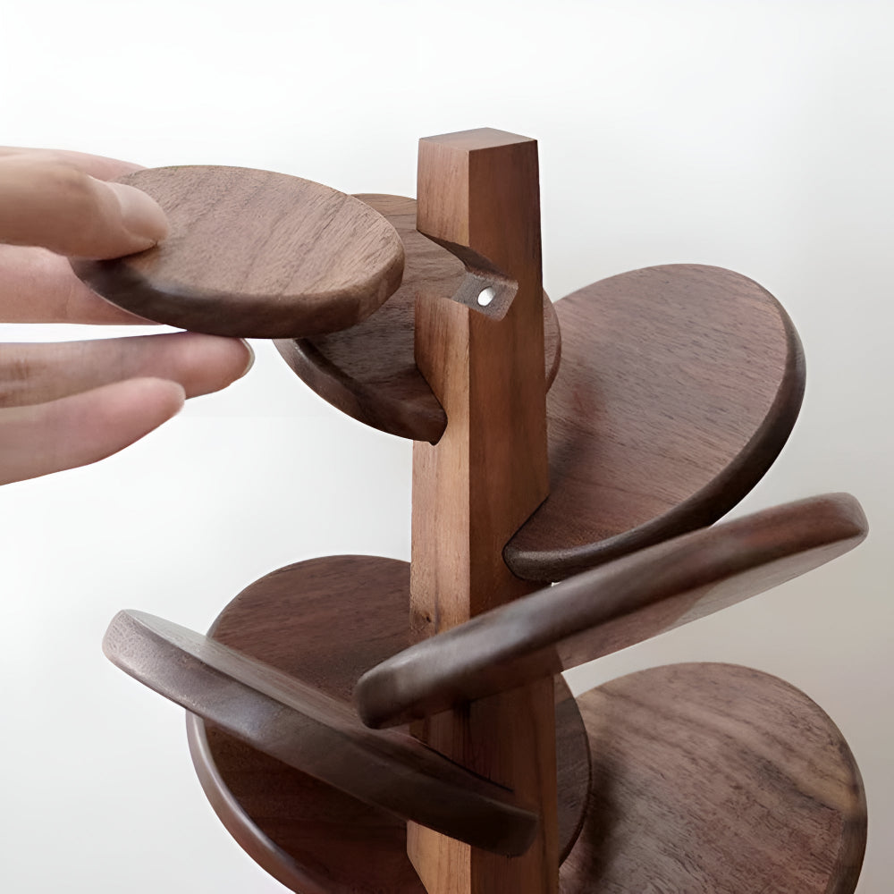 Lisslune | Wooden Trivet Tree Coaster