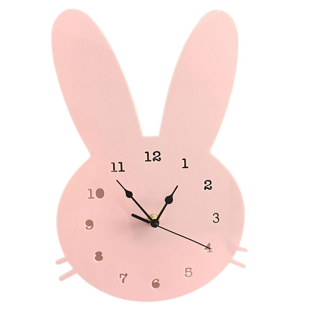 Lisslune | HopTock - Beautiful Rabbit Wall Clock for Playgrounds