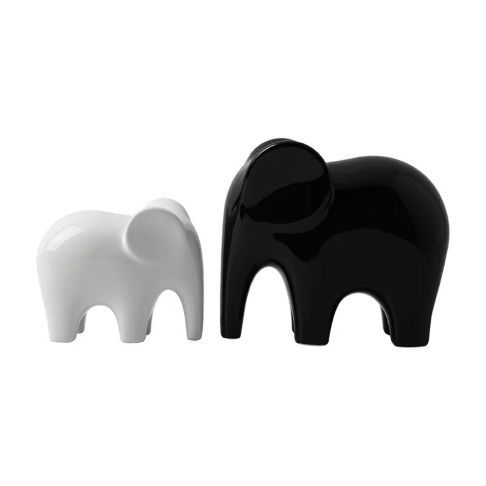 Lisslune | Glossy Modern Elephant Figurine