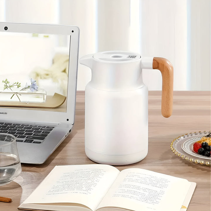 Lisslune | Classic Wooden Handle Thermal Carafe