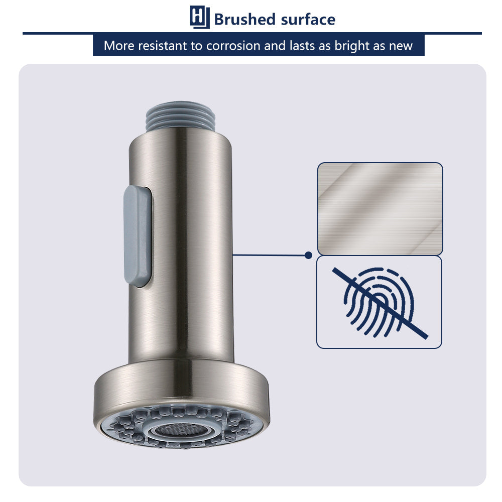 Lisslune | Replacement Kitchen Faucet Spray Head 2 Spray Types Sink Plastic Dish Spray