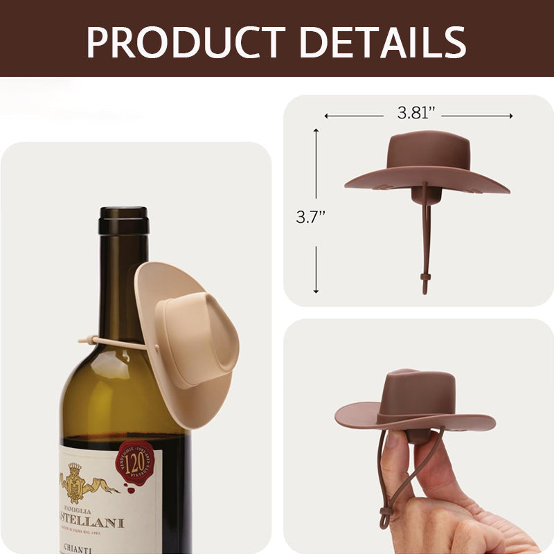 Lisslune | Wine bottle stopper in cowboy hat design – Tight, stylish & original